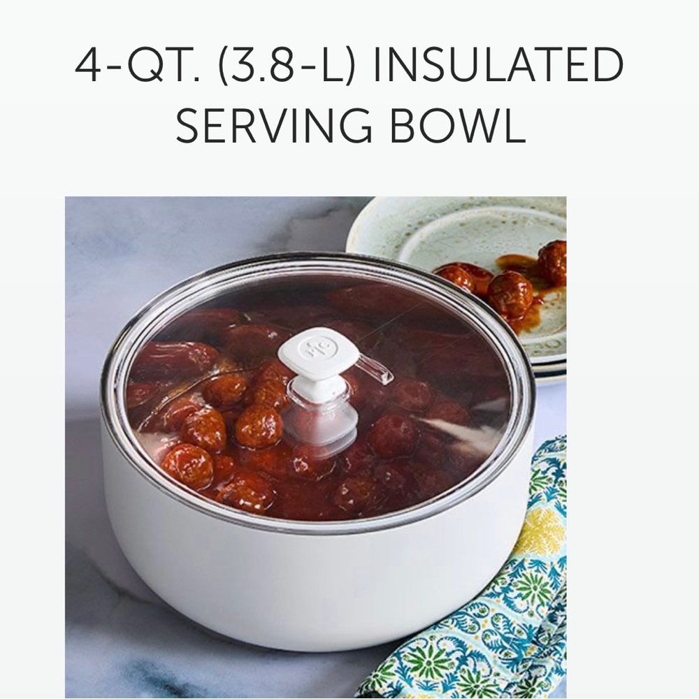 Pampered Chef Large Insulated Bowl